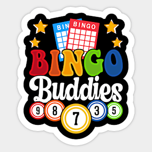 Bingo Buddies T shirt For Women Sticker